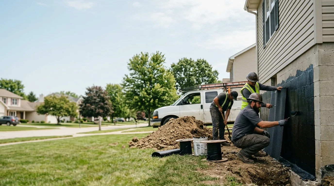 Basement Waterproofing in South Vienna, OH near me